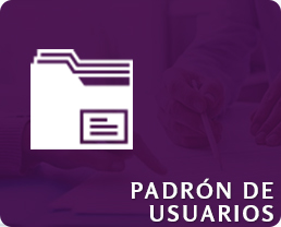 Padrón de usuarios